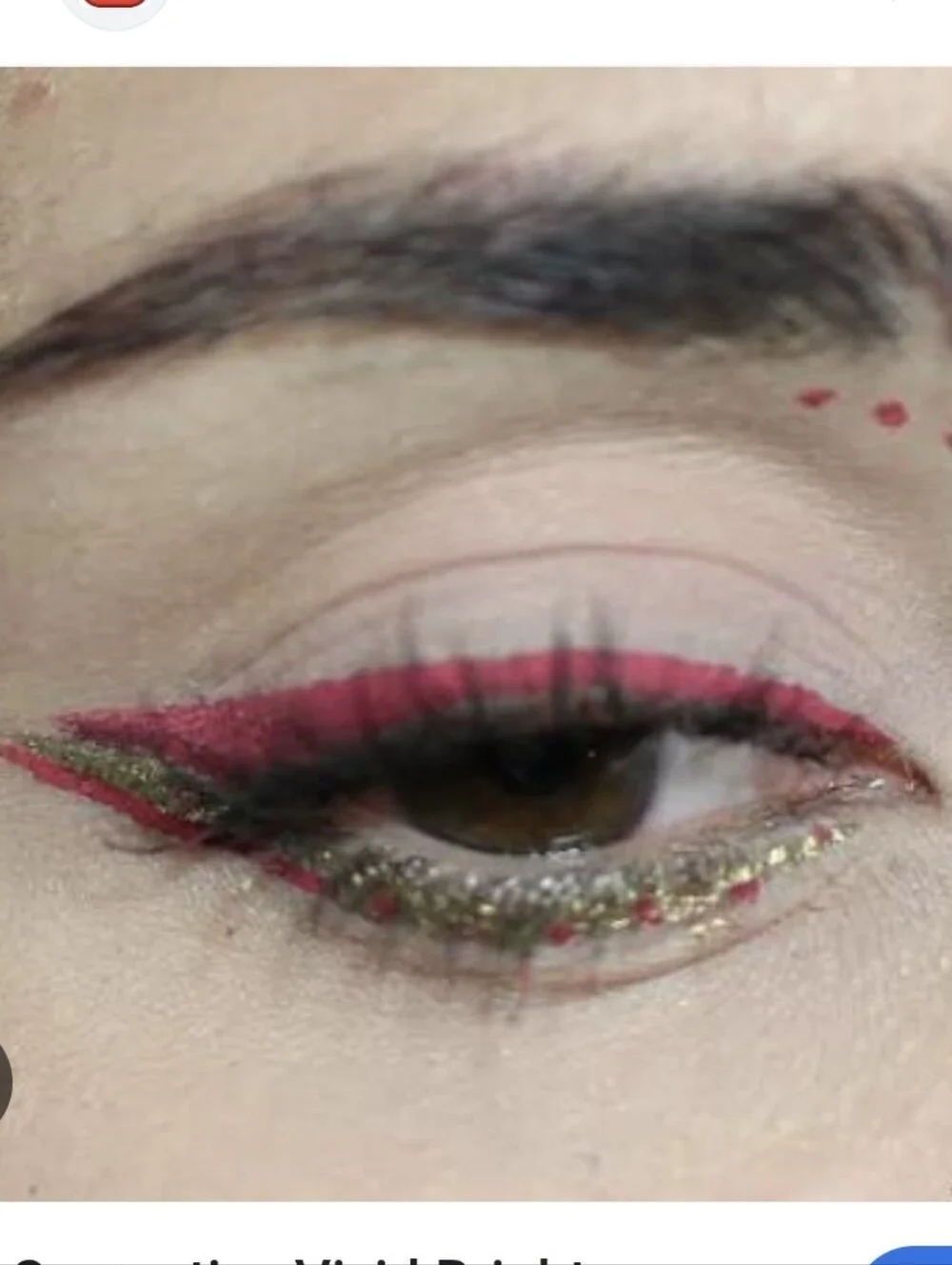 🧚‍♀️#VBL01 VIVID FIRE NYX Vivid Brights Colored Liquid Eyeliner NIB